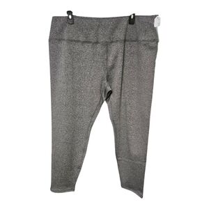 Fleece Lined Gray Leggings Fit 3x
